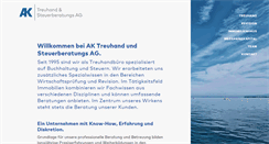 Desktop Screenshot of aktreuhand.ch