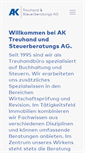 Mobile Screenshot of aktreuhand.ch